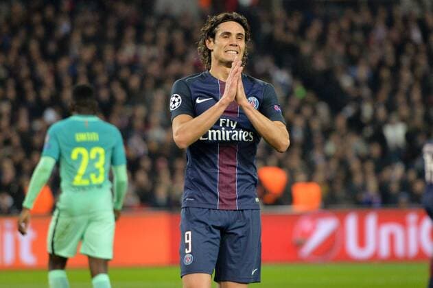 Fußball, CL, Paris St. Germain - FC Barcelona 09 EDINSON CAVANI (psg) - DECEPTION FOOTBALL : Paris SG vs Barcelona - Champions League - 14 02 2017 AnthonyBIBARD FEP 