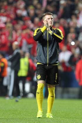 Fußball, CL, Benfica Lissabon - Borussia Dortmund Marco Reus (Borussia Dortmund 11) nach der Niederlage, Benfica Lissabon - Borussia Dortmund, UEFA Champions League, Achtelfinale, Fussball, 14.02.2017, Lissabon Copyright: xLangerx xEibner-Pressefotox EP_HLR