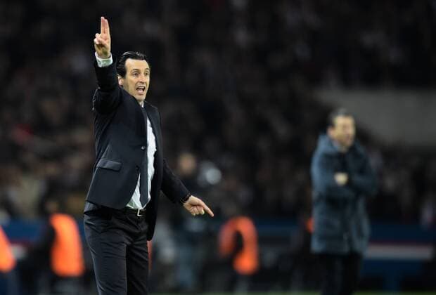 Fußball, CL, Paris St. Germain - FC Barcelona Unai Emery ( coach PSG ) FOOTBALL : Paris Saint Germain vs FC Barcelona - Champions League - Paris - 14 02 2017 FedericoPestellini 