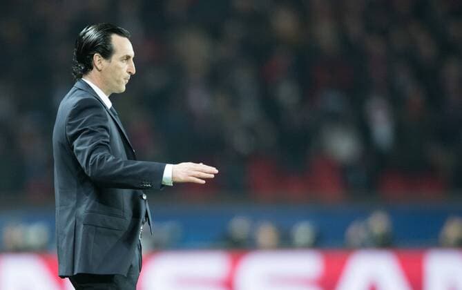 Fußball, CL, Paris St. Germain - FC Barcelona Unai Emery ( coach PSG ) FOOTBALL : Paris Saint Germain vs FC Barcelona - Champions League - Paris - 14 02 2017 FedericoPestellini 
