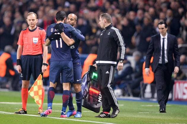 Fußball, CL, Paris St. Germain - FC Barcelona 07 LUCAS MOURA (psg) - REMPLACEMENT FOOTBALL : Paris SG vs Barcelona - Champions League - 14 02 2017 AnthonyBIBARD FEP 