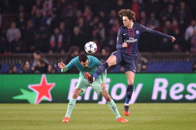 Fußball, CL, Paris St. Germain - FC Barcelona 25 ADRIEN RABIOT (psg) FOOTBALL : Paris SG vs Barcelona - Champions League - 14 02 2017 AnthonyBIBARD FEP 