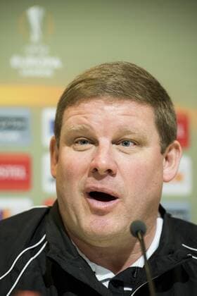 Gent s head coach Hein Vanhaezebrouck pictured during a press conference PK Pressekonferenz of Belgian soccer team KAA Gent, Wednesday 15 February 2017, in Gent. Tomorrow, Gent is playing 1 16 finals first leg game of the Europa League competition against British team Tottenham. JASPERxJACOBS  x05047794x