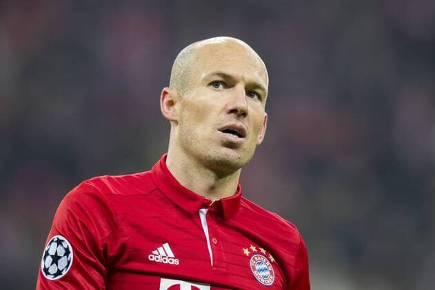 GER, UEFA CL, FC Bayern Muenchen (GER) vs FC Arsenal (GBR) 15.02.2017, Allianz Arena, Muenchen, GER, UEFA CL, FC Bayern Muenchen (GER) vs FC Arsenal (GBR) , Viertelfinale, im Bild Jubel nach dem Tor zum 1-0 durch Arjen Robben (FCB 10) Foto © nordphoto Straubmeier nordphotox xStraubmeier