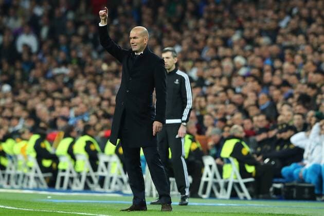 Fußball, CL, Real Madrid - SSC Neapel Zinedine Zidane Real Madrid Fußball Champions League 2016 2017 Real Madrid - SSC Napoli cesarexpurini