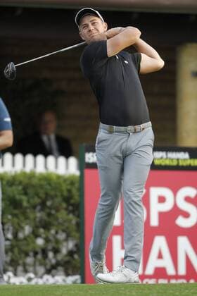 February 16th 2017, Lake Karrinyup Country Club, Perth, Western Australia, Australia; ISPS Handa World Super 6 Perth Golf Tournament Day 1; Tim Hart (AUS) tees off to start the 2017 ISPS Handa World Super 6 tournament at Lake Karrinyup Country Club; xDavidxWoodleyx  ActionPlus11846760