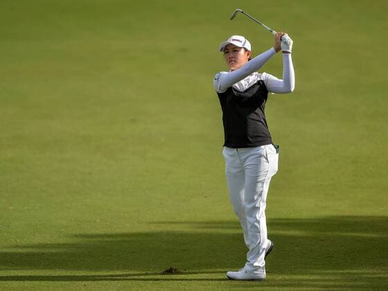 February 16, 2017 - Adelaide, Australia - Kelly Tan of Malaysia on the 10th fairway during round one of the ISPS Handa Women s Australian Open at Royal Adelaide Golf Club on February 16, 2017 in Adelaide, Australia. ISPS Handa Women s Australian Open - Round One  - ZUMAn230 20170216_zaa_n230_074 Copyright: xAndyxAstfalckx