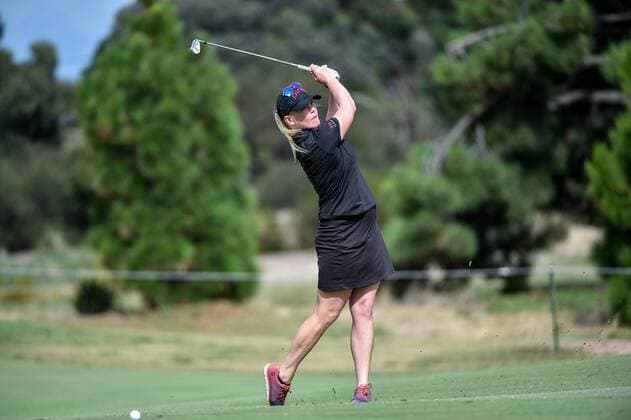 February 16, 2017 - Adelaide, Australia - Jacqui Concolino of the USA on the 11th fairway during round one of the ISPS Handa Women s Australian Open at Royal Adelaide Golf Club on February 16, 2017 in Adelaide, Australia. ISPS Handa Women s Australian Open - Round One  - ZUMAn230 20170216_zaa_n230_087 Copyright: xAndyxAstfalckx
