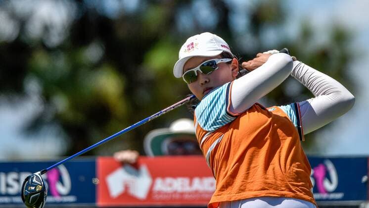 February 16, 2017 - Adelaide, Australia - Liv Cheng of New Zealand tees of the 15th tee during round one of the ISPS Handa Women s Australian Open at Royal Adelaide Golf Club on February 16, 2017 in Adelaide, Australia. ISPS Handa Women s Australian Open - Round One  - ZUMAn230 20170216_zaa_n230_103 Copyright: xAndyxAstfalckx