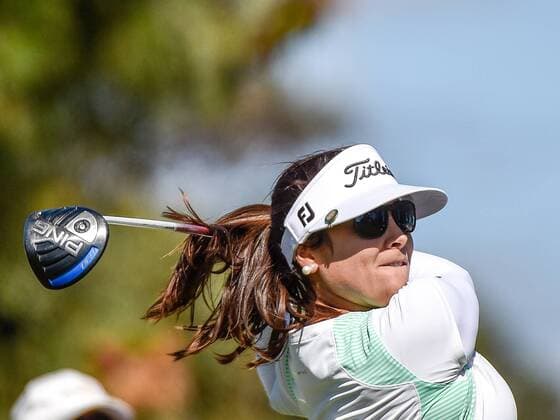 February 16, 2017 - Adelaide, Australia - Marjiajo Uribe from Columbia tees off the 15th tee during round one of the ISPS Handa Women s Australian Open at Royal Adelaide Golf Club on February 16, 2017 in Adelaide, Australia. ISPS Handa Women s Australian Open - Round One  - ZUMAn230 20170216_zaa_n230_112 Copyright: xAndyxAstfalckx