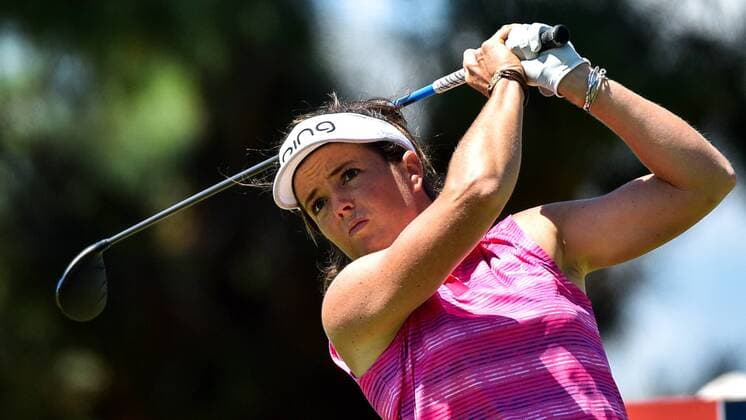 February 16, 2017 - Adelaide, Australia - Joanna Klatten of France tees of the 15th tee during round one of the ISPS Handa Women s Australian Open at Royal Adelaide Golf Club on February 16, 2017 in Adelaide, Australia. ISPS Handa Women s Australian Open - Round One  - ZUMAn230 20170216_zaa_n230_100 Copyright: xAndyxAstfalckx