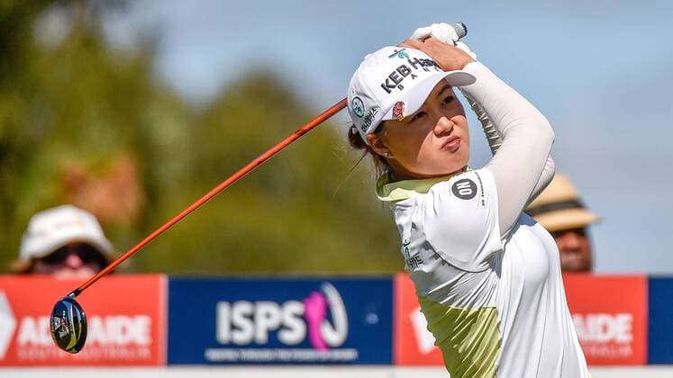 February 16, 2017 - Adelaide, Australia - Minjee Lee from Australia tees of the 15th tee during round one of the ISPS Handa Women s Australian Open at Royal Adelaide Golf Club on February 16, 2017 in Adelaide, Australia. ISPS Handa Women s Australian Open - Round One  - ZUMAn230 20170216_zaa_n230_113 Copyright: xAndyxAstfalckx