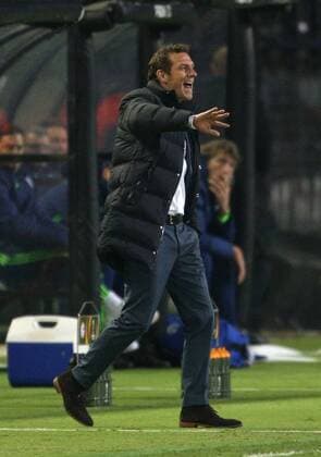 16.02.2017, Fussball, UEFA Europa League, Saison 2016 2017, Zwischenrunde, PAOK Saloniki - FC Schalke 04, Cheftrainer Markus WEINZIERL (FC Schalke 04)