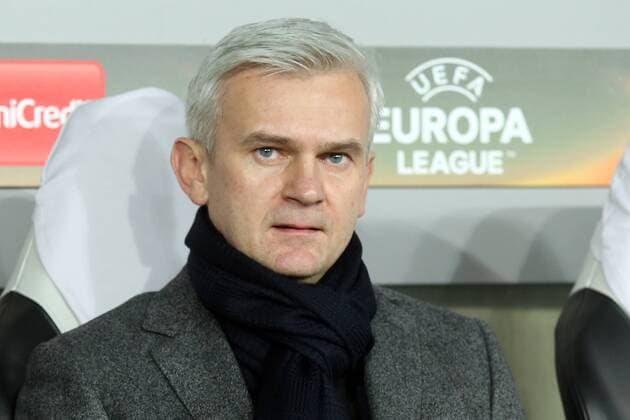 Warschau, Polen - Fussball, Europa League, Legia Warschau vs. Ajax Amsterdam: JACEK MAGIERA - HEAD COACH LEGIA WARSZAWA 