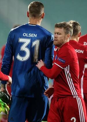 Fußball, EL, PFK Ludogorez Rasgrad - FC Kopenhagen 16.02.2017 Sofia(Bulgaria) PFC Ludogorets-FC Kobenhavn(FC Copenhagen) Europa League men s football Tom Hogli FC Kobenhavn (FC Copenhagen) :Str 