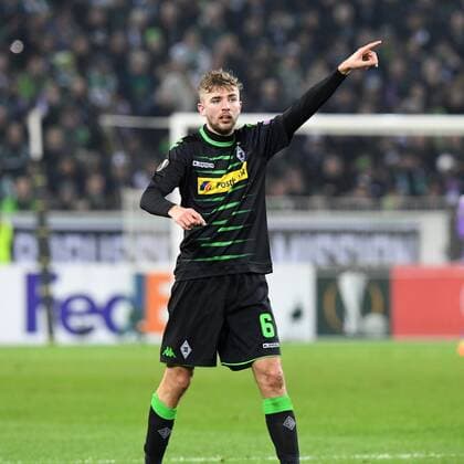 Fussball,UEFA Europa League 2016 2017, Zwischenrunde, Borussia Mönchengladbach - AC Florenz , Borussia Mönchengladbach 16.02.2017, Stadion im Borussia Park, Mönchengladbach,Christoph Kramer, Borussia Mönchengladbach