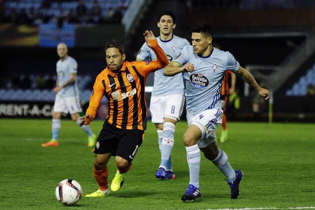 February 16, 2017 - Vigo, Pontevedra, Spain - during the UEFA Europa League Round of 16 first leg match between Celta de Vigo and Shakhtar Donetsk at Balaidos Stadium on February 16, 2017 in Vigo, Spain. Celta Vigo v Shakhtar Donetsk - UEFA Europa League Round of 32: First Leg  - ZUMAn230 20170216_zaa_n230_385 Copyright: xJosexManuelxAlvarezxReyx