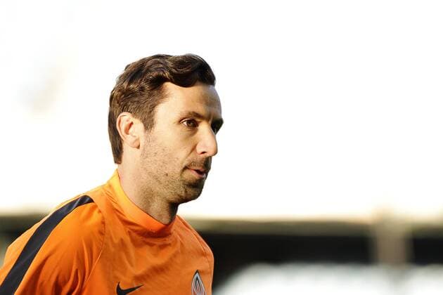 February 16, 2017 - Vigo, Pontevedra, Spain - Darijo Srna defender of Shakhtar Donetsk (33) during the UEFA Europa League Round of 16 first leg match between Celta de Vigo and Shakhtar Donetsk at Balaidos Stadium on February 16, 2017 in Vigo, Spain. Celta Vigo v Shakhtar Donetsk - UEFA Europa League Round of 32: First Leg  - ZUMAn230 20170216_zaa_n230_361 Copyright: xJosexManuelxAlvarezxReyx