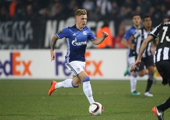 16.02.2017, Fussball, UEFA Europa League, Saison 2016 2017, Zwischenrunde, PAOK Saloniki - FC Schalke 04, Max Meyer (Schalke 04)