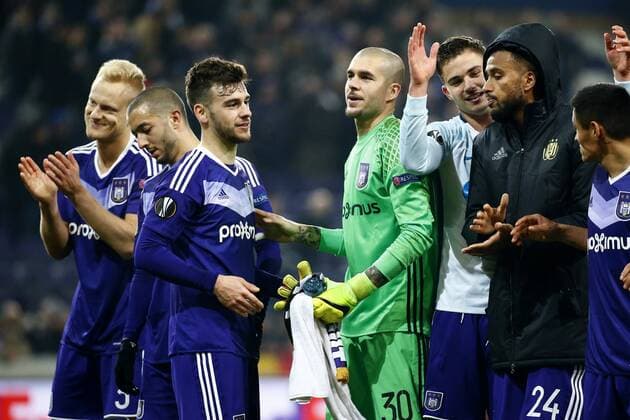 Ruben Martinez Andrade goalkeeper of RSC Anderlecht FOOTBALL : RSC Anderlecht vs Zenith St. Petersbourg - UEFA Europa League - UEFA Europa League - 16 02 2017 PhotoNews Panoramic  687875959