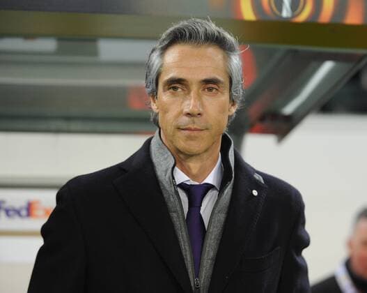 Europaleague: Borussia Mönchengladbach - AC Florenz 16.02.2017. Trainer Paulo Sousa (Florenz). HM