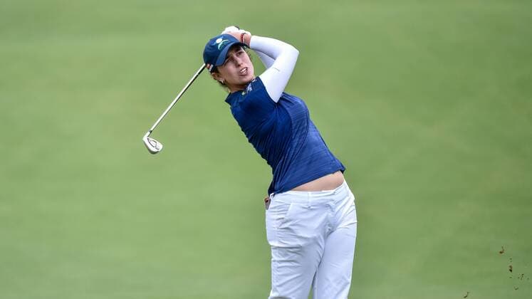 February 17, 2017 - Adelaide, Australia - Giulia Molinaro of Italy on the 11th fairway during round two of the ISPS Handa Women s Australian Open at Royal Adelaide Golf Club on February 17, 2017 in Adelaide, Australia. ISPS Handa Women s Australian Open - Round Two  - ZUMAn230 20170217_zaa_n230_154 Copyright: xAndyxAstfalckx