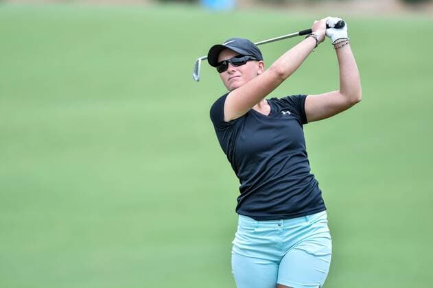 February 17, 2017 - Adelaide, Australia - Charlotte Thomas of England on the 11th fairway during round two of the ISPS Handa Women s Australian Open at Royal Adelaide Golf Club on February 17, 2017 in Adelaide, Australia. ISPS Handa Women s Australian Open - Round Two  - ZUMAn230 20170217_zaa_n230_218 Copyright: xAndyxAstfalckx