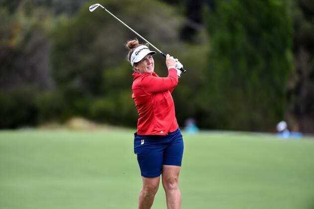 February 17, 2017 - Adelaide, Australia - Beth Allen of the USA on the 11th fairway during round two of the ISPS Handa Women s Australian Open at Royal Adelaide Golf Club on February 17, 2017 in Adelaide, Australia. ISPS Handa Women s Australian Open - Round Two  - ZUMAn230 20170217_zaa_n230_215 Copyright: xAndyxAstfalckx
