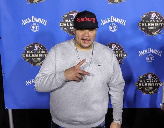 February 17, 2017 - Rapper Fat Joe posing for media at the Red Carpet Event before the NBA Basketball Herren USA All-Star Celebrity Game at the Mercedes-Benz Superdome in New Orleans, LA. CSM NBA 2017: NBA All-Star Celebrity Game FEB 17 - ZUMAc04_ 20170217_zaf_c04_081 Copyright: xStephenxLewx