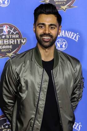February 17, 2017 - Actor Hasan Minhaj posing for media at the Red Carpet Event before the NBA Basketball Herren USA All-Star Celebrity Game at the Mercedes-Benz Superdome in New Orleans, LA. CSM NBA 2017: NBA All-Star Celebrity Game FEB 17 - ZUMAc04_ 20170217_zaf_c04_100 Copyright: xStephenxLewx