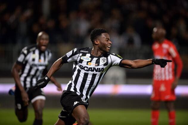 Jonathan Bamba (ang) - joie FOOTBALL : Angers vs Nancy - Ligue 1 - 18 02 2017 AnthonyBIBARD FEP Panoramic 
