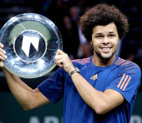 Themen der Woche - Sport Bilder des Tages - SPORT Jo wilfried tsonga final ATP Tennis Herren Rotterdam TENNIS : finale Tournoi ATP Rotterdam - 18 02 2017 PhotoNews Panoramic 