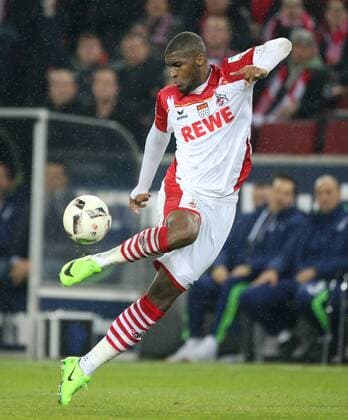 19.02.2017, Fussball GER, 1. Bundesliga Saison 2016 2017, 21. Spieltag, 1. FC Koeln - FC Schalke 04 1:1, Anthony Modeste (1.FC Koeln)