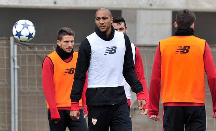 Fußball, CL, FC Sevilla Training FC Sevilla training session. In this picture, Nzonzi. xKikoxHurtadox 