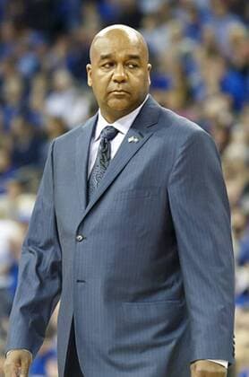 February 19, 2017 - Omaha, NE U.S. - Georgetown Hoyas head coach John Thompson III in 1st half action during an NCAA College League USA men s basketball game between Georgetown Hoyas and 22 Creighton Bluejays at the CenturyLink Center in Omaha, NE..Creighton won 87-70. Cal Media NCAA Basketball 2017: Georgetown vs Creighton FEB 19 - ZUMAc04_ 20170219_zaf_c04_604 Copyright: xMichaelxSpomerx
