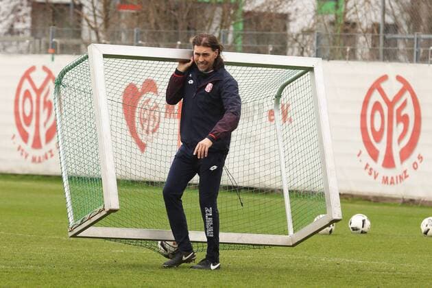 Fußball, EL, Training 1. FSV Mainz 05 MARTIN SCHMIDT TRAINING MAINZ 05 MAINZ 