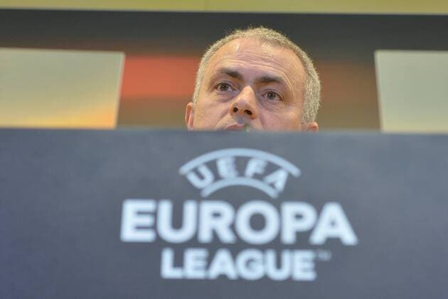 Jose Mourinho (Coach Manchester United ManU FOOTBALL : PK Manchester United - Euroleague - 21 02 2017 FredericChambert Panoramic 