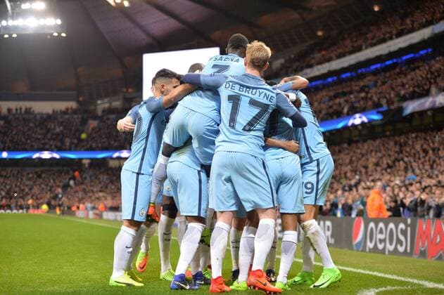 Bilder des Tages - SPORT EQUIPE DE FOOTBALL DE MANCHESTER CITY FOOTBALL : Manchester City vs AS Monaco - Champions League - 21 02 2017 AnthonyBIBARD FEP Panoramic 