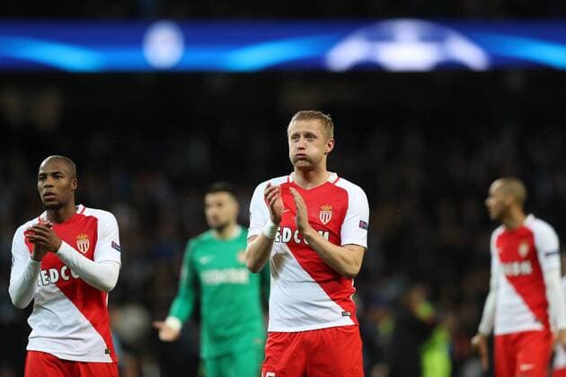 Kamil Glik of Monaco after the Champions League Round of 16 match at Etihad Stadium, Manchester. Picture date: February 21st 2017. Pic credit should read: Lynne Cameron Sportimage EDITORIAL USE ONLY. No use with unauthorised audio, video, data, fixture lists, club league logos or live services. Online in-match use limited to 120 images, no video emulation. No use in betting, games or single club league player publications.