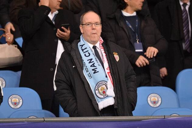 Fürst Albert II von Monaco FOOTBALL : Manchester City vs Monaco - Champions League - 21 02 2017 AnthonyBIBARD FEP 