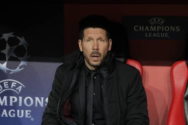 21st February 2017, Bay Arena, Leverkusen, Germany; UEFA Champions League Football, Bayer Leverkusen versus Atletico Madrid; Coach Diego Simeone coach of Atletico Madrid xlaurent.Lairysx  ActionPlus11849168