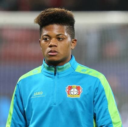 Championsleague: Bayer 04 Leverkusen - Atletico Madrid 21.02.2017. Leon Bailey (LEV) im Portrait. HM