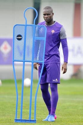 Italy: ACF Fiorentina training session A.c.f. Fiorentina s Khouma El Babacar during the training session at the Team s Sports Centre on the eve of the UEFA Europa League Round of 32 - 2nd leg soccer match against Borussia Mönchengladbach.  GiacomoxMorinix xPacificxPress