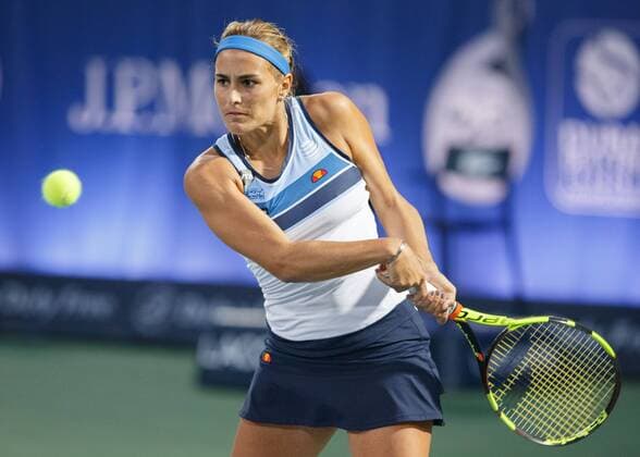 MONICA PUIG (PUR) Tennis - Dubai Tennis Championships 2017 - WTA Tennis Damen - Dubai Duty Free Tennis Stadium - Dubai - - United Arab Emirates - 22 February 2017.