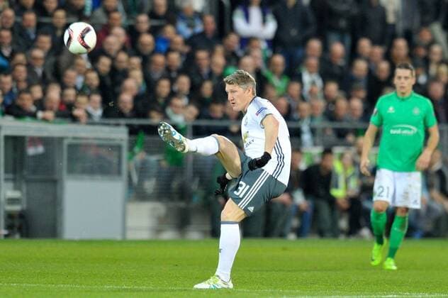 31 Bastian Schweinsteiger (man) FOOTBALL : AS Saint Etienne vs Manchester United ManU - Europa League - 22 02 2017 FEP Panoramic 