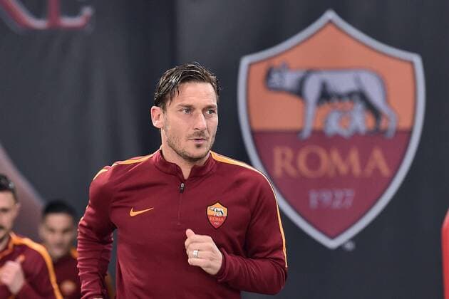 As Roma 23 02 2017 - Europa League Roma-Villareal: Francesco Totti 