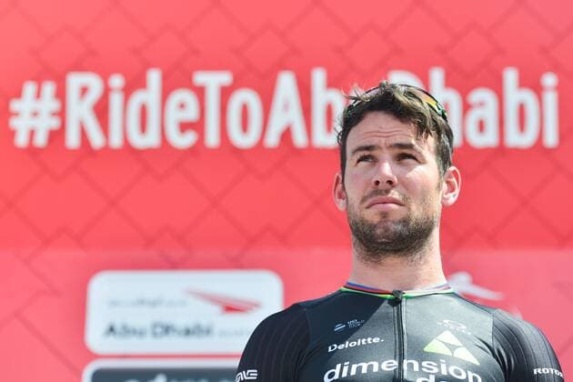 February 23, 2017 - Madinat Zayed, United Arab Emirates - UK s Mark Cavendish from Dimension Data ahead of the opening stage, a 189 km Emirates Motor Company stage from Madinat Zayed-Baynounah Educational Comples to Madinat Zayed, a stage that run entirely in the desert. Cycling 2017 - Tour of Abu Dhabi - Stage 1  - ZUMAn230 20170223_zaa_n230_088 Copyright: xArturxWidakx