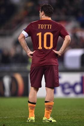 Francesco Totti Roma Roma 23-02-2017 Stadio Olimpico Football Europa League 2016 2017 Round of 32 AS Roma - Villarreal AndreaxStaccioli