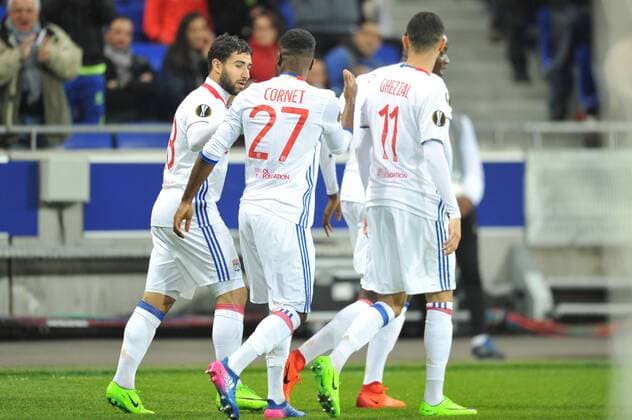 18 NABIL FEKIR (ol) - JOIE FOOTBALL : Lyon vs Az Alkmaar - Europa League - 23 02 2017 FEP Panoramic 