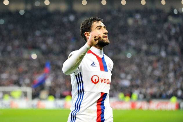 18 NABIL FEKIR (ol) - Jubel FOOTBALL : Lyon vs Az Alkmaar - Europa League - 23 02 2017 FEP 
